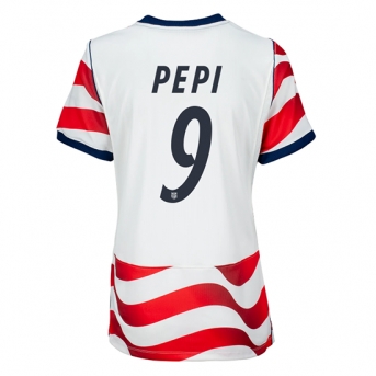 Billige Fotballdrakt Forente stater Ricardo Pepi #9 Replika Hjemmedrakt Dame VM 2026 Kortermet